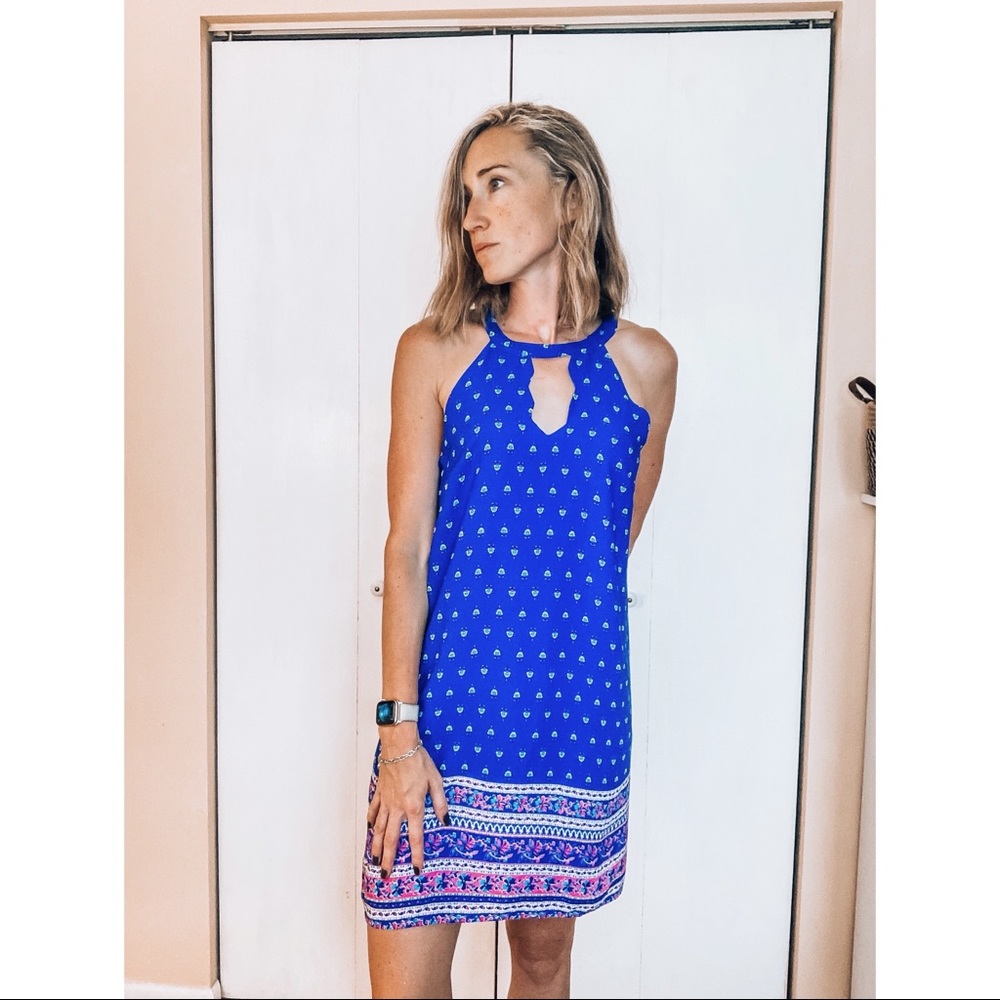 Skies are Blue - Mid-Length Dress